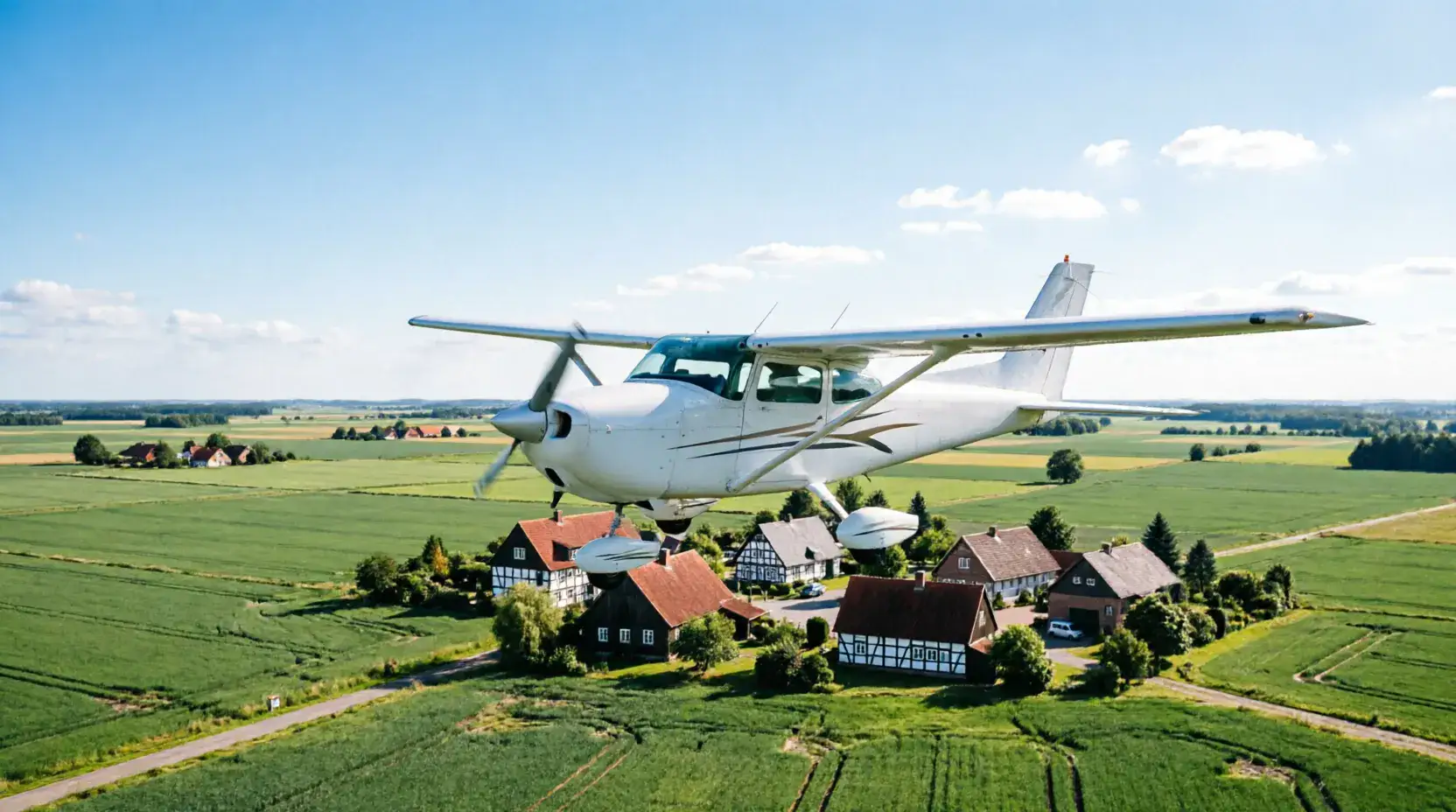 Norddeutschland Flugroute